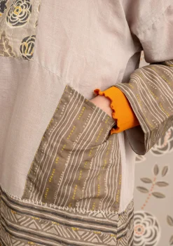 Gudrun Sjödén Webkleid Amber Aus Bio-Baumwolle/Leinen* Kleider|Öko-Baumwolle