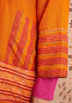 Gudrun Sjödén Webkleid Amber Aus Bio-Baumwolle/Leinen* Kleider|Öko-Baumwolle