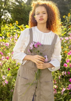 Gudrun Sjödén Webkleid Garden Aus Bio-Baumwolle/Leinen* Kleider|Öko-Baumwolle