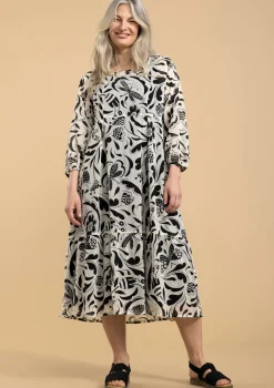 Gudrun Sjödén Webkleid Trollslända Aus Viskose* Kleider|Lagenlook